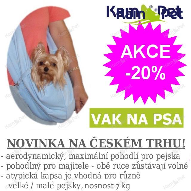 Vak na psa - na nošení psa SVĚTLE MODRÝ