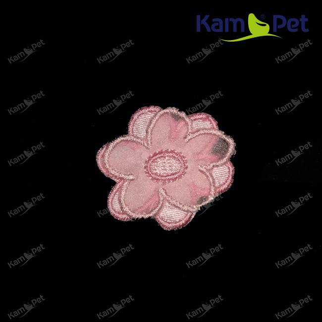 Nažehlovačka 3D kytička růžová