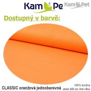 Polohovací lehátko č. 1 KamPet Classic  oranžový