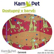 Polohovací spastik 130 KamPet Classic červené žirafy Polohovací spastik 130 KamPet Classic kombinace barev Polohovací spastik 130 KamPet Classic červené žirafy