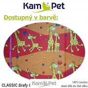 Polohovací spastik 160 KamPet Classic červené žirafy Polohovací spastik 160 KamPet Classic kombinace barev Polohovací spastik 160 KamPet Classic červené žirafy