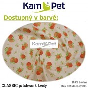 Polohovací spastik 160 KamPet Classic růže patchwork