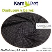 Polohovací spastik 190 KamPet Classic puntík černý