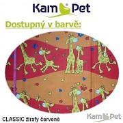 Polohovací spastik 220 KamPet Classic červené žirafy Polohovací spastik 220 KamPet Classic kombinace barev Polohovací spastik 220 KamPet Classic červené žirafy