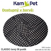 Sedací vak KamPet Relax 180 Classic puntík 06 černý Sedací vak KamPet Relax 180 Classic puntík 06 tm.modrý Sedací vak KamPet Relax 180 Classic puntík 06 černý