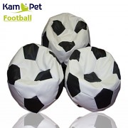 Sedací vak KamPet Football 60 COMFORT bíločerný Sedací vak KamPet Football 60 COMFORT kombinace barev Sedací vak KamPet Football 60 COMFORT bíločerný