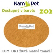 Polohovací vak spastik 110 KamPet Comfort barva ZO2 žlutá tm.matná