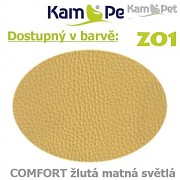 Polohovací vak spastik 190 KamPet Comfort barva ZO1 žlutá sv.matná