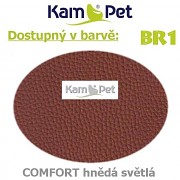 25% sleva + TABURET ZDARMA sedacívak Beanbag 125/90 KamPet Comfort barva BR1 sv.hnědá