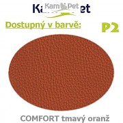 25% sleva + TABURET ZDARMA sedacívak Beanbag 125/90 KamPet Comfort barva P2 tm.oranž
