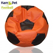 Sedací vak KamPet Football 90 COMFORT oranžovočerný