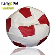 Sedací vak KamPet Football 150 COMFORT bíločervený