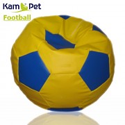 Sedací vak KamPet Football 150 COMFORT jasně žlutomodrý