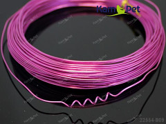 Růžový cyklám bižuterní drát hliníkový drát 1mm snadno tvarovatelný drát